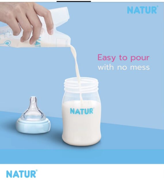 Natur 8 oz milk storage bags(20pcs)