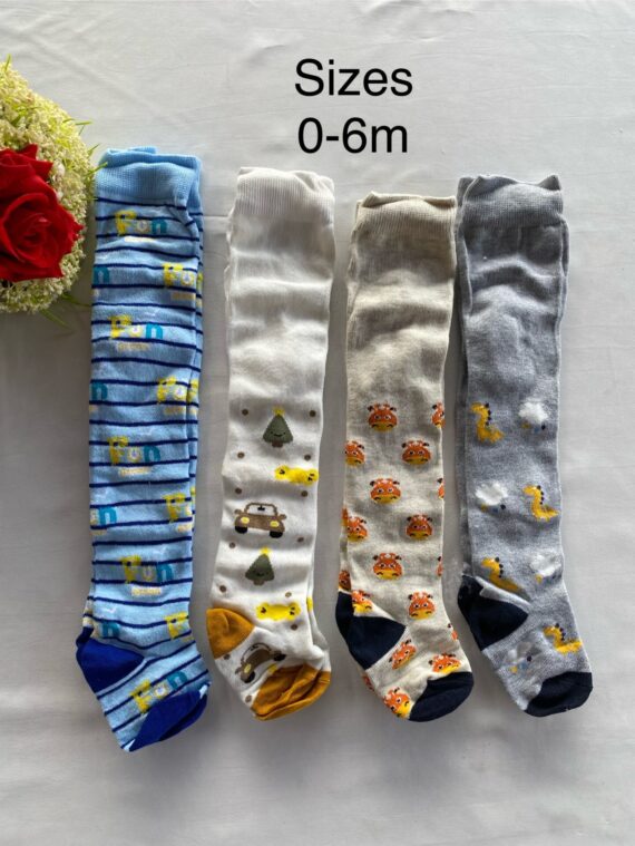 Boys Cotton Stockings (0-6m)