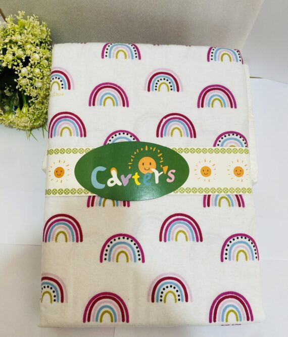 Carters 2 coloured cot sheets