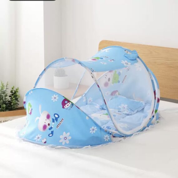 Baby Bed & Net (blue)