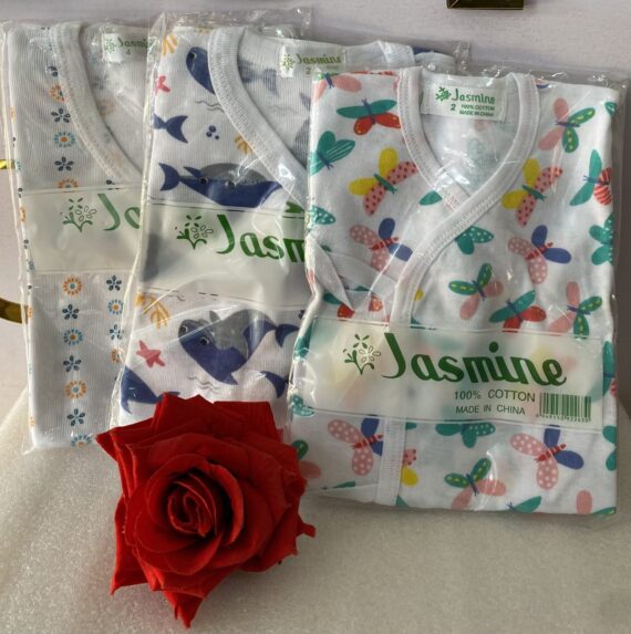 Welcome baby dress (3pcs) Jasmine