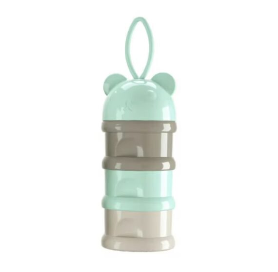 Baby milk powder container (green)