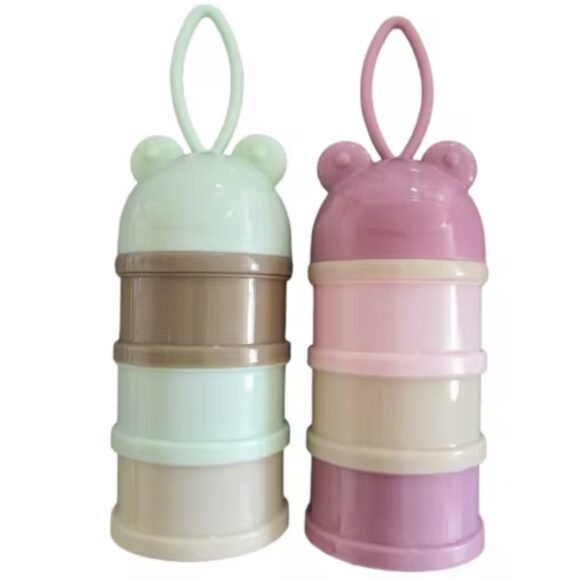 Baby milk powder container (green)