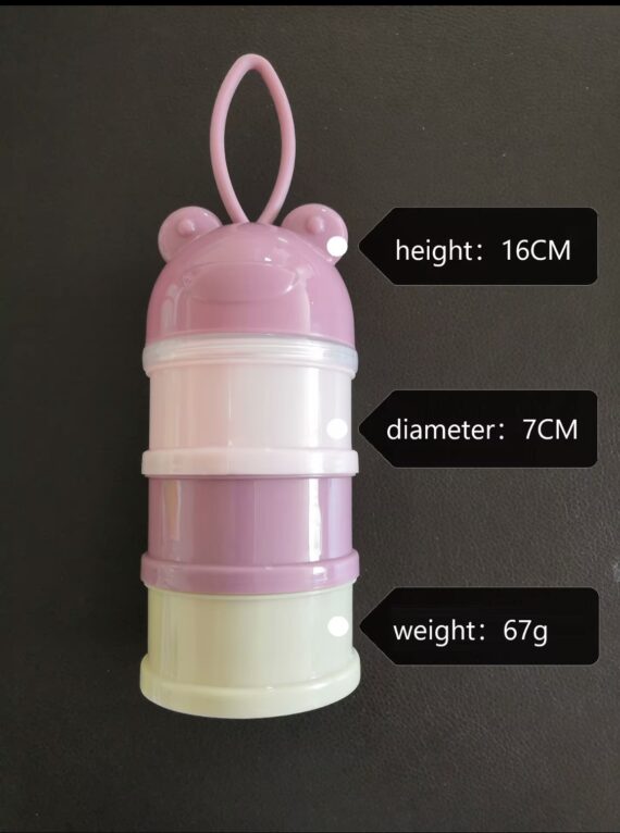 Baby milk powder container (purple)