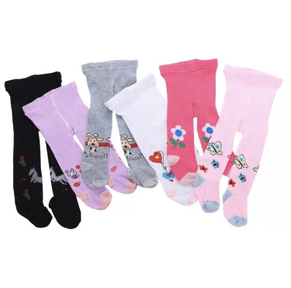 Girl Cotten Stockings (0-3m)