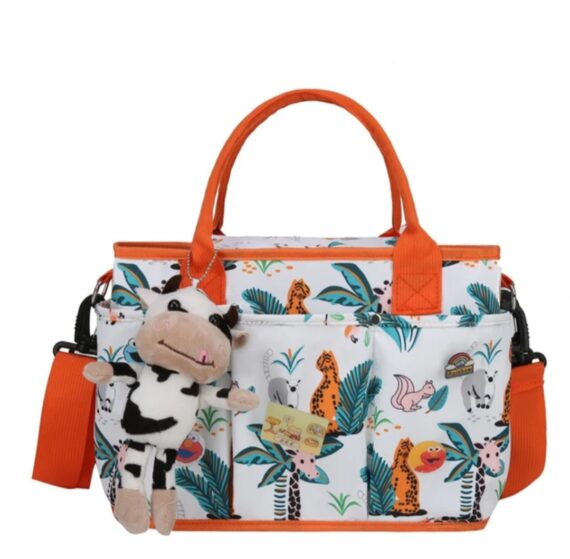 Cute flower design diaper bag