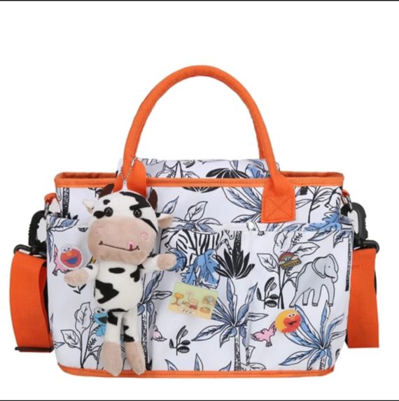 Cute flower design diaper bag