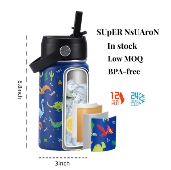 Vacuum Installed Kids Tumbler water bottle