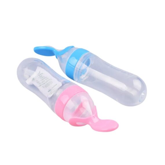 Silicone spoon feeder