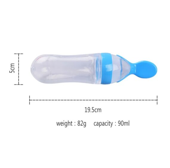 Silicone spoon feeder