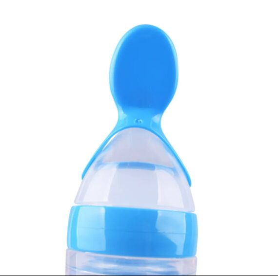 Silicone spoon feeder