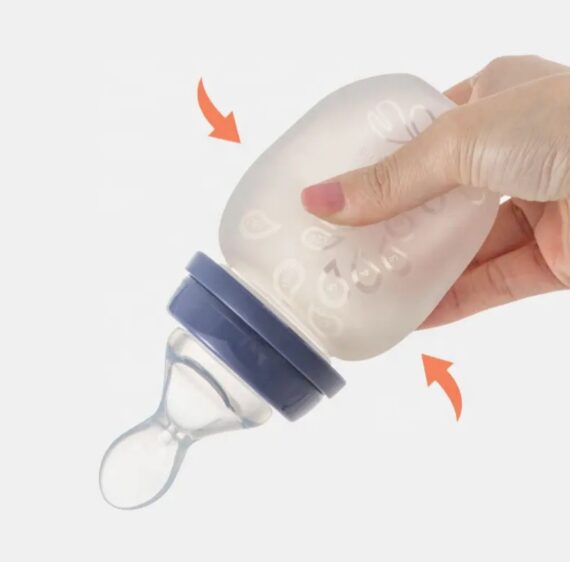 Silicone Squeeze spoon feeder 180ml