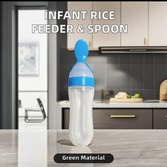 Silicone spoon feeder